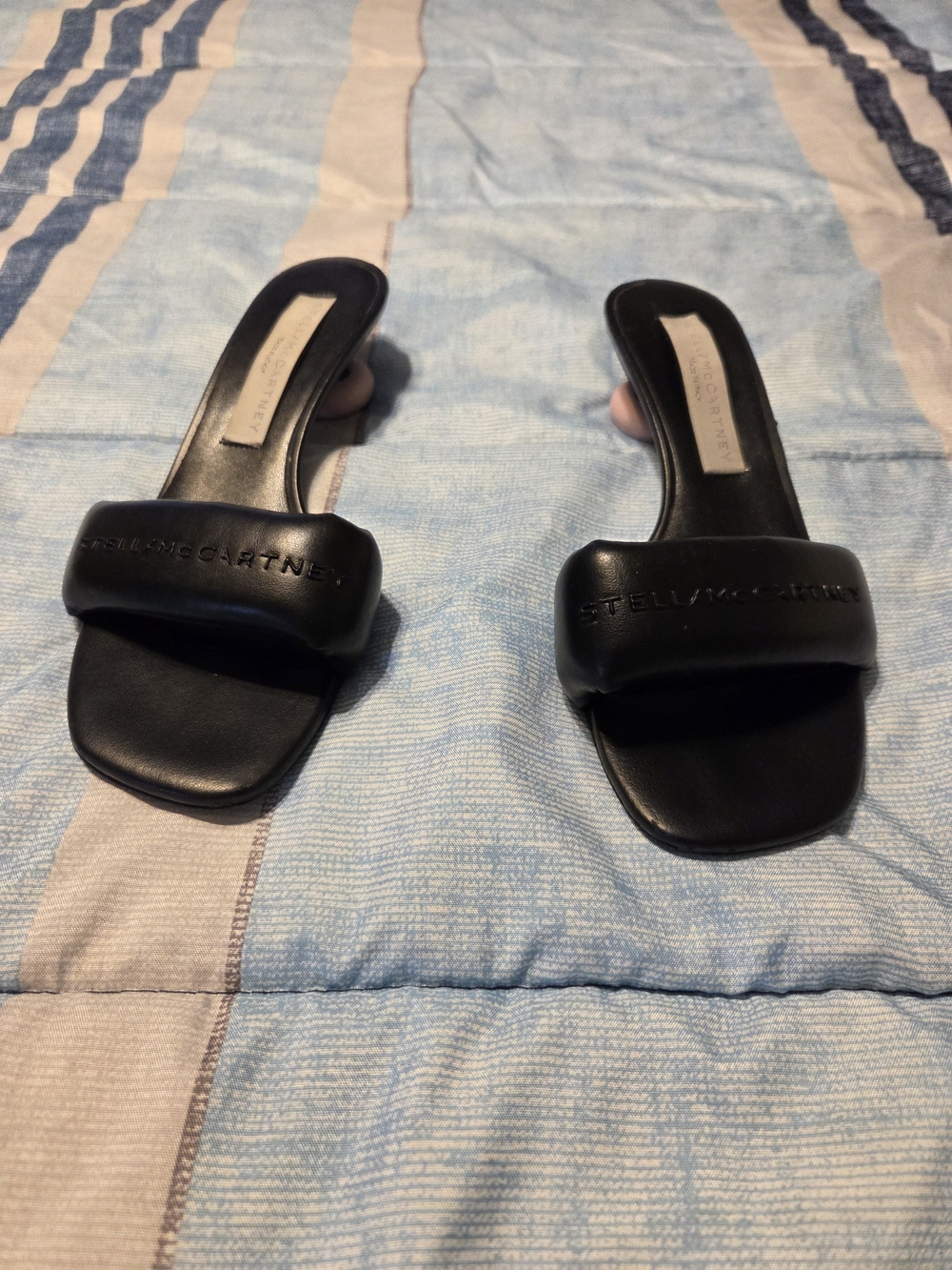Stella McCartney Black Slide Sandals